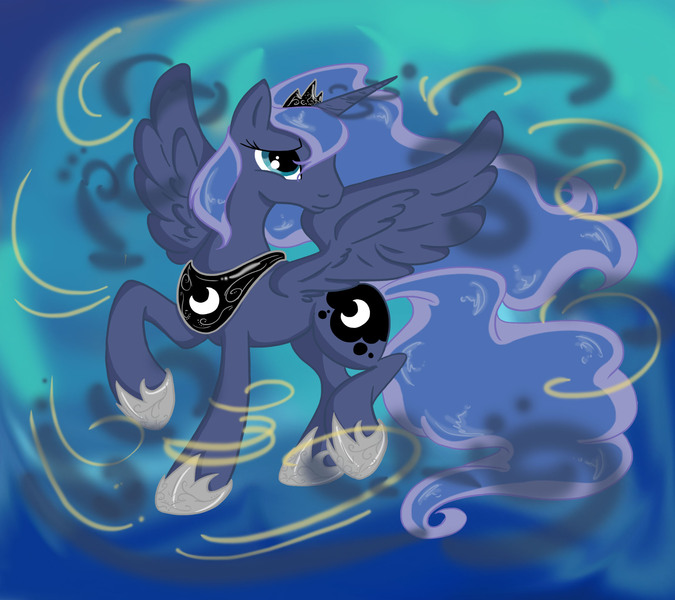 Size: 2126x1890 | Tagged: artist:mercyantebellum, derpibooru import, princess luna, sad, safe, solo