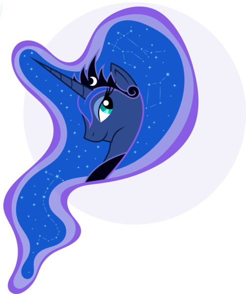 Size: 4179x5000 | Tagged: absurd resolution, artist:ambassad0r, artist:halfirepony, constellation, derpibooru import, princess luna, safe, simple background, solo, transparent background, vector