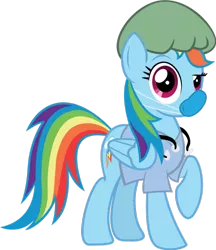 Size: 831x961 | Tagged: safe, artist:alisonwonderland1951, derpibooru import, rainbow dash, pegasus, pony, female, mare, mask, solo, stethoscope, surgeon, vector