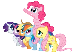 Size: 8000x5800 | Tagged: absurd resolution, applejack, artist:mrlolcats17, derpibooru import, fluttershy, mane six, pinkie pie, rainbow dash, rarity, safe, simple background, transparent background, twilight sparkle, vector