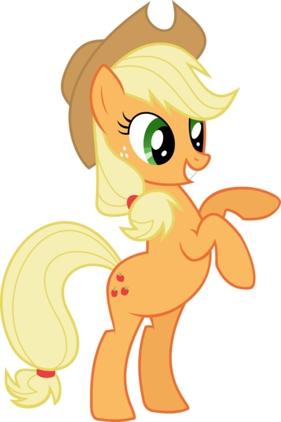 Size: 900x1350 | Tagged: applejack, artist:patec, derpibooru import, rearing, safe, simple background, solo, transparent background, vector