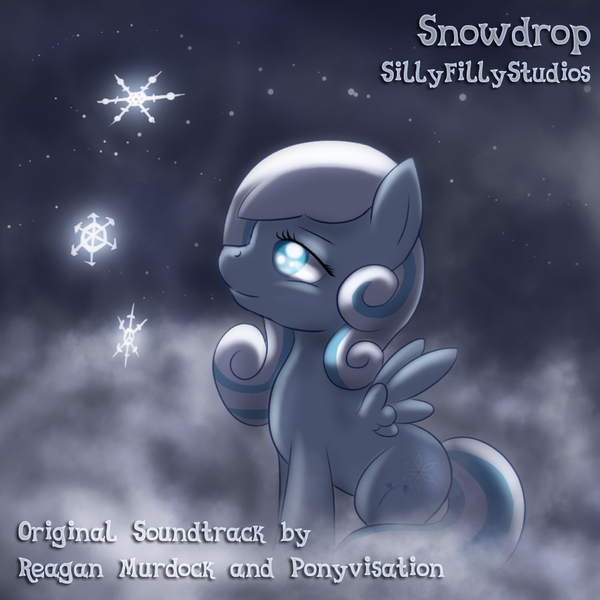 Size: 954x954 | Tagged: safe, artist:zedrin, derpibooru import, oc, oc:snowdrop, unofficial characters only, pegasus, pony, snowdrop (animation)