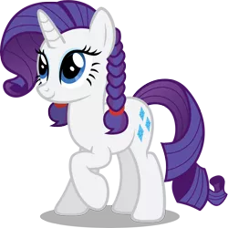 Size: 4158x4162 | Tagged: safe, artist:austiniousi, derpibooru import, rarity, absurd resolution, alternate hairstyle, braid, pigtails, simple background, solo, transparent background, vector
