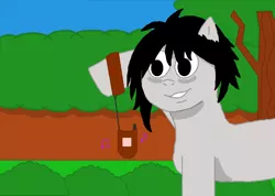 Size: 819x582 | Tagged: artist:theimmortalwolf, death note, derpibooru import, l, l lawliet, mobile phone, phone, ponified, safe