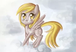 Size: 1119x769 | Tagged: safe, artist:raptor007, derpibooru import, derpy hooves, pegasus, pony, cloud, cloudy, female, mare, solo