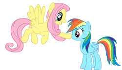 Size: 5264x3032 | Tagged: artist:sofunnyguy, boop, derpibooru import, fluttershy, rainbow dash, safe