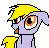 Size: 49x48 | Tagged: safe, artist:jadethewerewolf, derpibooru import, derpy hooves, pegasus, pony, animated, avatar, female, licking, mare, pixel art, small, solo, tiny, tongue out