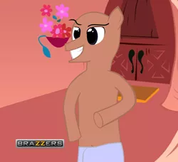 Size: 730x666 | Tagged: suggestive, derpibooru import, ponified, brazzers, johnny sins, towel