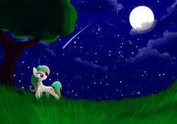 Size: 3887x2724 | Tagged: safe, artist:n_thing, derpibooru import, oc, unofficial characters only, moon, night, stars, tree