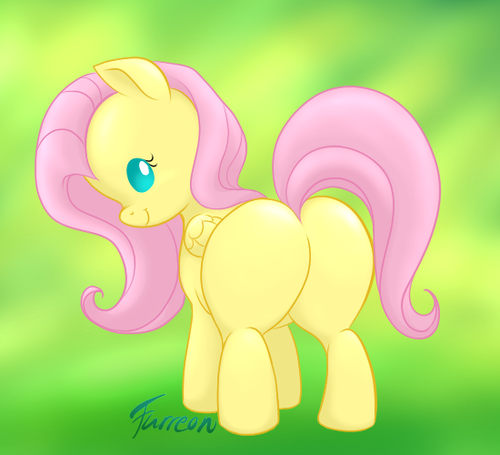 Size: 550x500 | Tagged: artist:furreon, derpibooru import, fluttershy, foal, foalcon, plot, suggestive