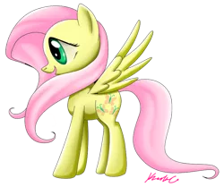 Size: 700x585 | Tagged: artist:sanraia, derpibooru import, fluttershy, safe, solo