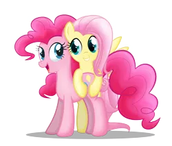 Size: 8000x6821 | Tagged: absurd resolution, artist:rainbownspeedash, derpibooru import, female, flutterpie, fluttershy, lesbian, pinkie pie, safe, shipping, simple background, transparent background, vector