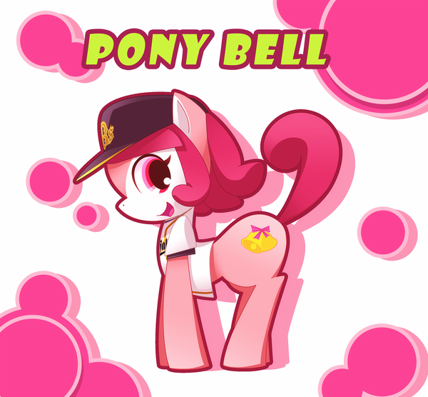 Size: 600x556 | Tagged: artist needed, baseball, buffalo bell, cute, derpibooru import, happy, mascot, pixiv, ponified, safe, solo