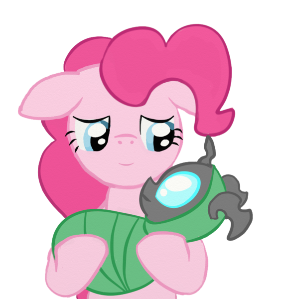 Size: 747x795 | Tagged: safe, artist:evetssteve, derpibooru import, pinkie pie, changeling, nymph