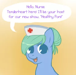 Size: 450x446 | Tagged: artist:vella, derpibooru import, nurse tenderheart, safe