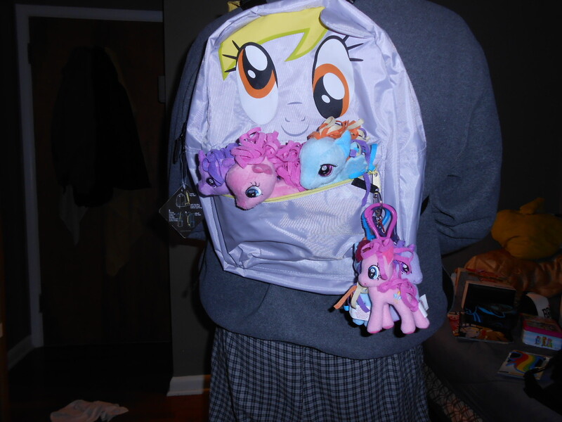 Size: 1600x1200 | Tagged: safe, derpibooru import, derpy hooves, pinkie pie, rainbow dash, twilight sparkle, pegasus, pony, backpack, female, funrise, irl, mare, photo, plushie, toy