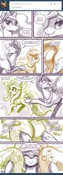 Size: 500x1381 | Tagged: suggestive, artist:johnjoseco, derpibooru import, applejack, fluttershy, princess celestia, alicorn, pony, ask princess molestia, princess molestia, 2 handfuls of dat ass, applebutt, ask, blushing, comic, eyes closed, female, floppy ears, flutterbutt, grin, grope, heart, hug, lesbian, molestation, non-consensual butt fondling, open mouth, plot, pomf, smiling, spread wings, squee, tumblr, what in tarnation, wingboner