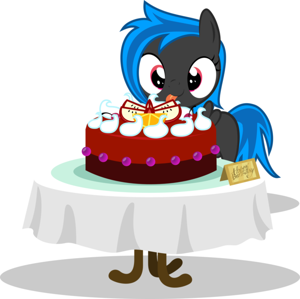 Size: 4298x4283 | Tagged: safe, artist:up1ter, derpibooru import, oc, unofficial characters only, pegasus, pony, absurd resolution, cake, filly, simple background, transparent background, vector