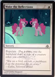 Size: 423x589 | Tagged: card, cave, cave pool, derpibooru import, magic the gathering, mirror pool, pinkie pie, safe