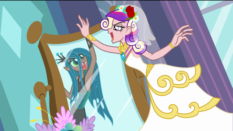 princess cadence and queen chrysalis