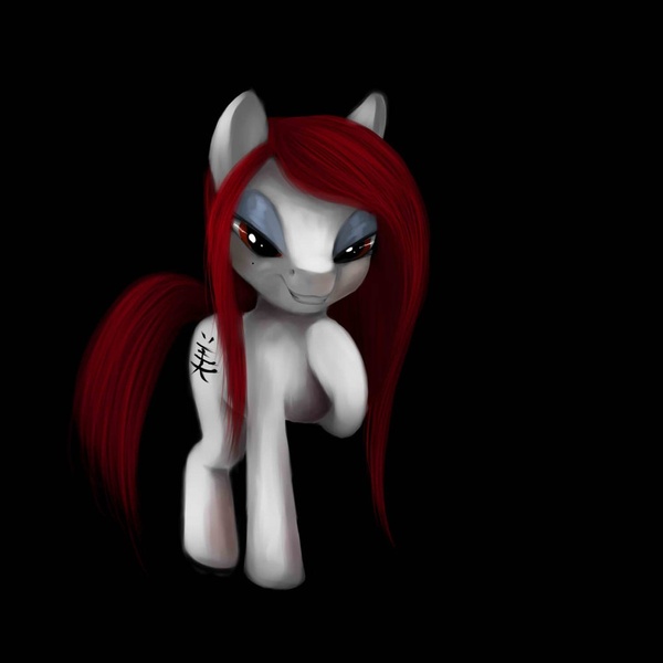 Size: 1024x1024 | Tagged: artist:tres-apples, derpibooru import, female, oc, red mane, safe, simple background, solo, unofficial characters only