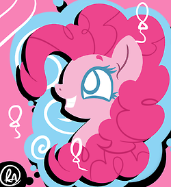 Size: 250x273 | Tagged: artist:ratiodaze, chibi, derpibooru import, lineless, pinkie pie, safe