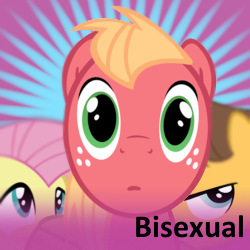 Size: 250x250 | Tagged: safe, derpibooru import, big macintosh, caramel, fluttershy, earth pony, pony, bisexual, caramac, faic, female, fluttercaramac, fluttermac, gay, male, reaction image, shipping, spoilered image joke, stallion, straight