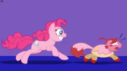 Size: 1218x682 | Tagged: artist:ravenpuff, derpibooru import, kirby, kirby (character), pinkie pie, ponified, safe