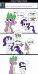 Size: 765x1500 | Tagged: safe, artist:pia-sama, derpibooru import, rarity, spike, comic, female, male, older, shipping, sparity, straight, tumblr