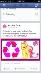 Size: 640x1136 | Tagged: brushable, derpibooru import, earth day, facebook, fluttershy, hasbro, ios, iphone, safe, toy