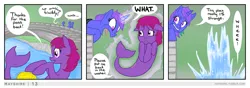 Size: 1000x350 | Tagged: artist:hayshire, comic, derpibooru import, hayshire, merpony, oc, safe, starlight gaze, unofficial characters only