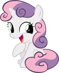 Size: 5500x6805 | Tagged: absurd resolution, artist:iamadinosaurrarrr, derpibooru import, faic, happy, safe, simple background, solo, sweetie belle, transparent background, vector