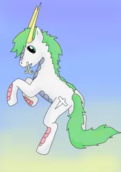 Size: 900x1273 | Tagged: derpibooru import, haku, kirin, kohaku, ponified, safe, spirited away, studio ghibli