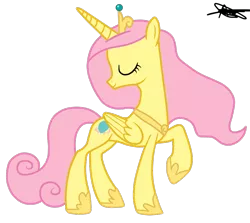 Size: 946x844 | Tagged: safe, artist:andreamelody, derpibooru import, fluttershy, princess cadance, alicorn, pony, fluttercorn, fusion, race swap, recolor, simple background, solo, transparent background, vector