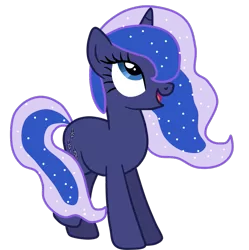 Size: 891x896 | Tagged: artist:andreamelody, derpibooru import, fusion, open mouth, princess luna, rarity, safe, simple background, solo, transparent background, vector