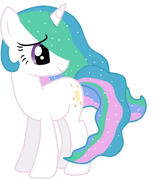 Size: 850x941 | Tagged: safe, artist:andreamelody, derpibooru import, princess celestia, twilight sparkle, pony, female, fusion, mare, simple background, smiling, solo, transparent background, vector