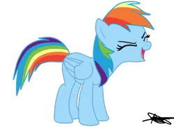 Size: 900x660 | Tagged: safe, artist:andreamelody, derpibooru import, rainbow dash, cute, dashabetes, flutteryay, simple background, solo, transparent background, vector, yay