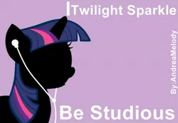 Size: 530x369 | Tagged: artist:andreamelody, derpibooru import, earbuds, ipod, safe, solo, twilight sparkle