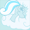 Size: 100x100 | Tagged: animated, artist:foxbeast, butt, butt only, buttstuck, cloud, cutie mark, derpibooru import, female, filly, foal, head in the clouds, oc, oc:snowdrop, pegasus, plot, safe, solo, stuck, unofficial characters only