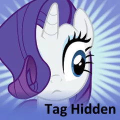 Size: 250x250 | Tagged: derpibooru import, rarity, safe, spoilered image joke, tag hidden