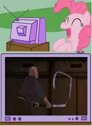 Size: 441x603 | Tagged: derpibooru import, exploitable meme, gonza, pinkie pie, princess mononoke, safe, studio ghibli, tv meme