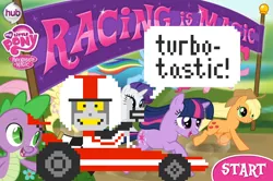 Size: 750x499 | Tagged: 8-bit, derpibooru import, edit, racing is magic, safe, turbo, wreck-it ralph