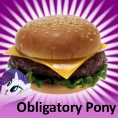 Size: 250x250 | Tagged: burger, cheeseburger, derpibooru import, food, hamburger, obligatory pony, rarity, safe, sandwich, spoilered image joke
