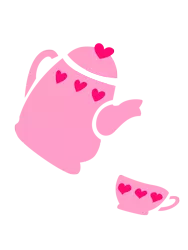 Size: 2400x3200 | Tagged: safe, artist:tinrobo, derpibooru import, baby crumpet, cup, cutie mark, g1, heart, simple background, teapot, transparent background, vector