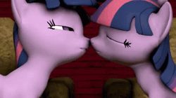 Size: 360x202 | Tagged: 3d, animated, artist:twily404, derpibooru import, female, kissing, lesbian, selfcest, shipping, sloppy kissing, source filmmaker, suggestive, twilight sparkle, twitwi, twolight, video at source, youtube link