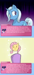 Size: 1080x2361 | Tagged: artist:crystal-secret, ask, comic, crying, cyoa, derpibooru import, fluttershy, safe, science, sparklestrixesandmagic, trixie, tumblr, twilight sparkle