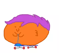 Size: 363x327 | Tagged: 1000 hours in ms paint, blob, derpibooru import, ms paint, safe, scootaloo, scooter