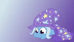 Size: 1600x900 | Tagged: artist:egophiliac, clothes, cute, derpibooru import, diatrixes, edit, filly, recolor, safe, sock, sock filly, socks, trixie, wallpaper