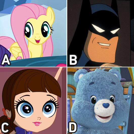 Size: 530x530 | Tagged: batman, blythe baxter, care bears, derpibooru import, fluttershy, littlest pet shop, official, safe