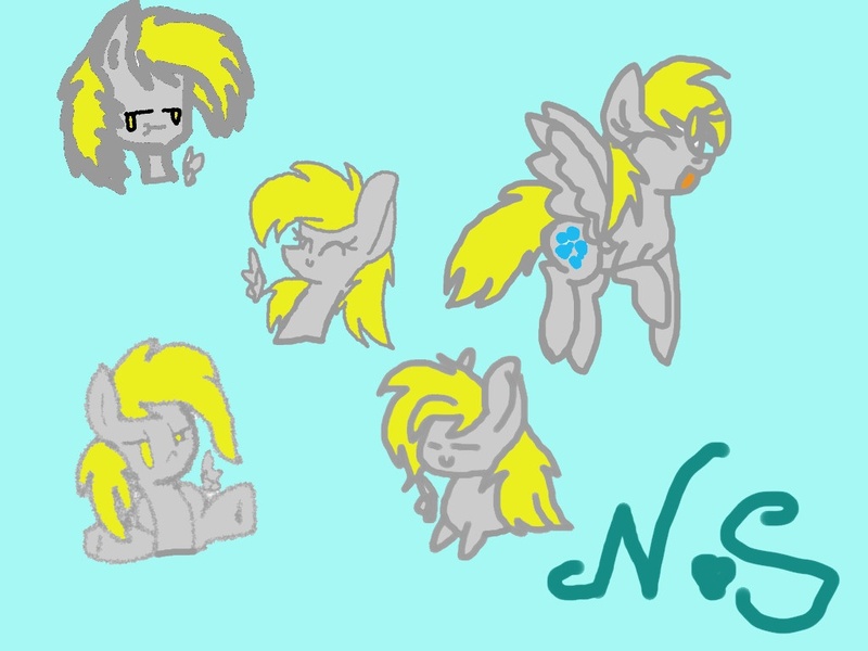 Size: 1024x768 | Tagged: safe, artist:gg41126, derpibooru import, derpy hooves, pegasus, pony, female, mare, solo